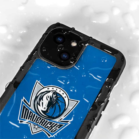 NBA Dallas Mavericks Distressed iPhone 15 Waterproof Case